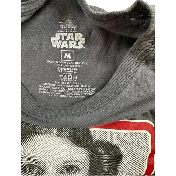 Disney Parks Star Wars Princess Leia I Love You Matching T-shirt Adult Unisex M - Picture 3 of 3
